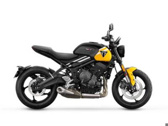 2025 Triumph Trident 660 Cosmic YellowSapphire Black