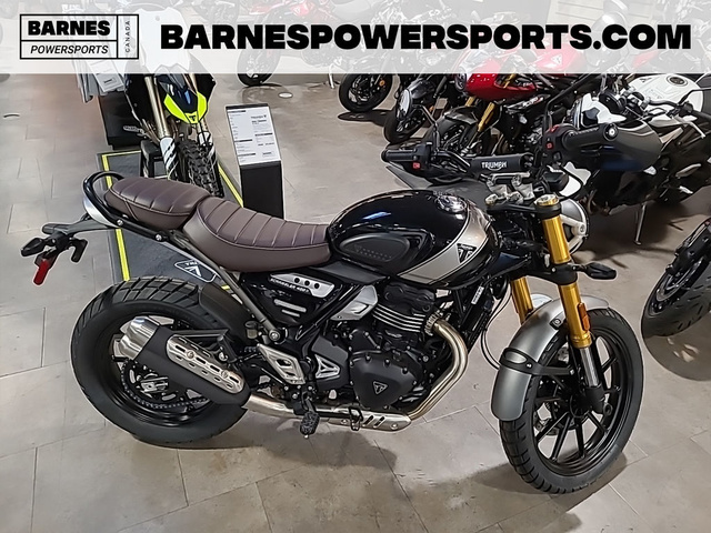 2024 Triumph Scrambler 400 X Phantom Black / Storm Grey 