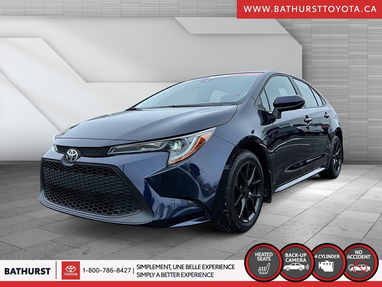 2022 Toyota Corolla LE CLEAN CARFAX!!! ONE OWNER!!! / CARFAX PROPRE!! 