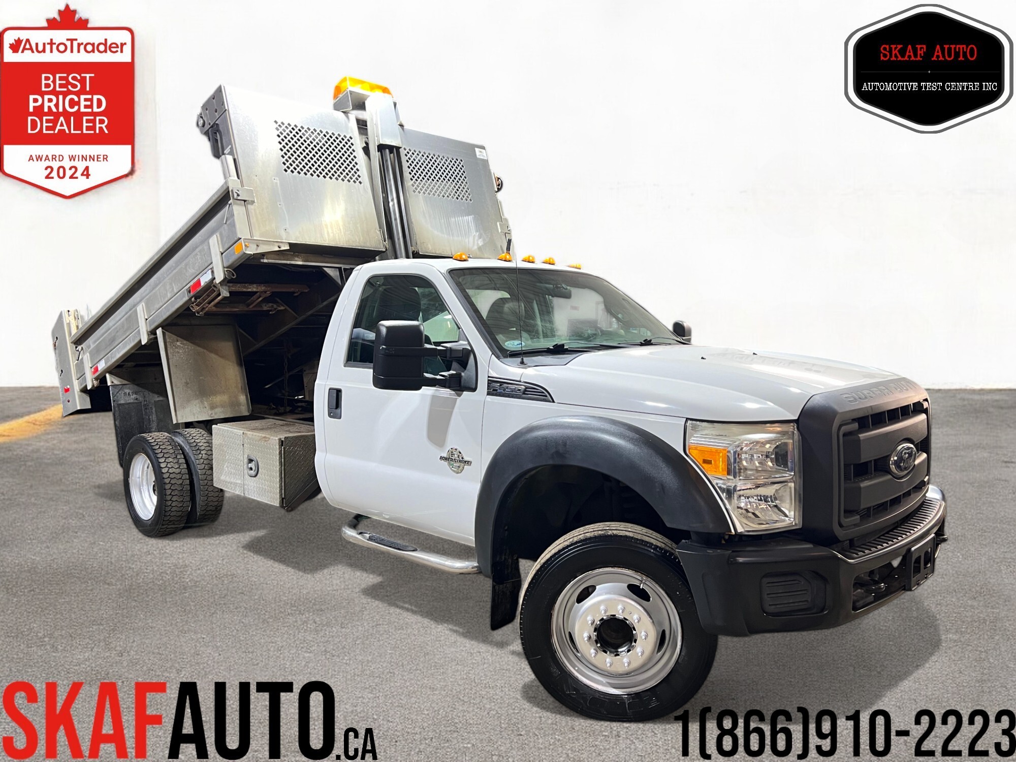 2012 Ford F-450 SUPER DUTY 12 FOOT ALUMINUM DUMP BOX! 6.7L DIESEL! ONE OWNER!