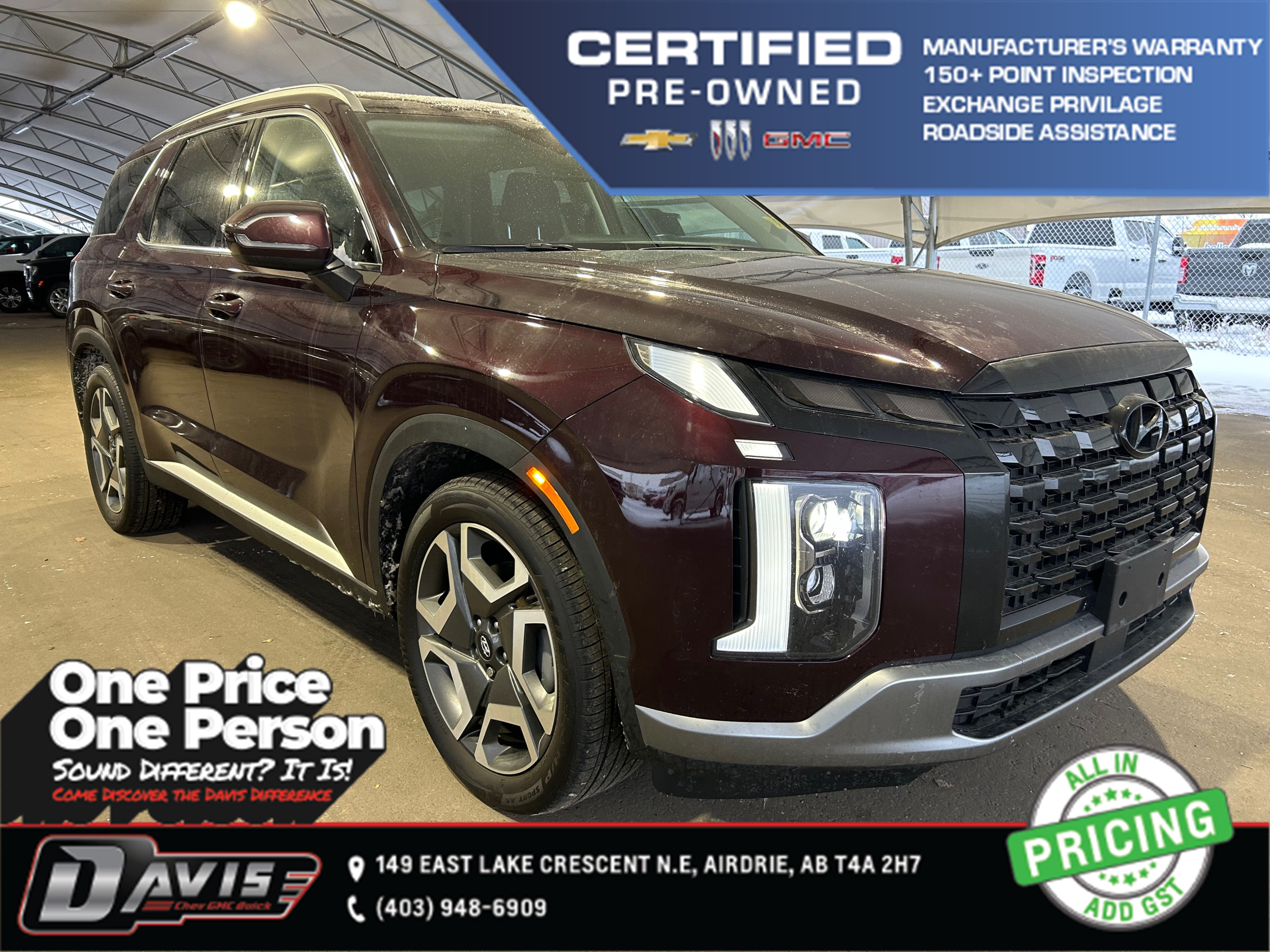 2023 Hyundai Palisade Preferred 7 PASSENGER SEATING | UNDER FULL FACTORY