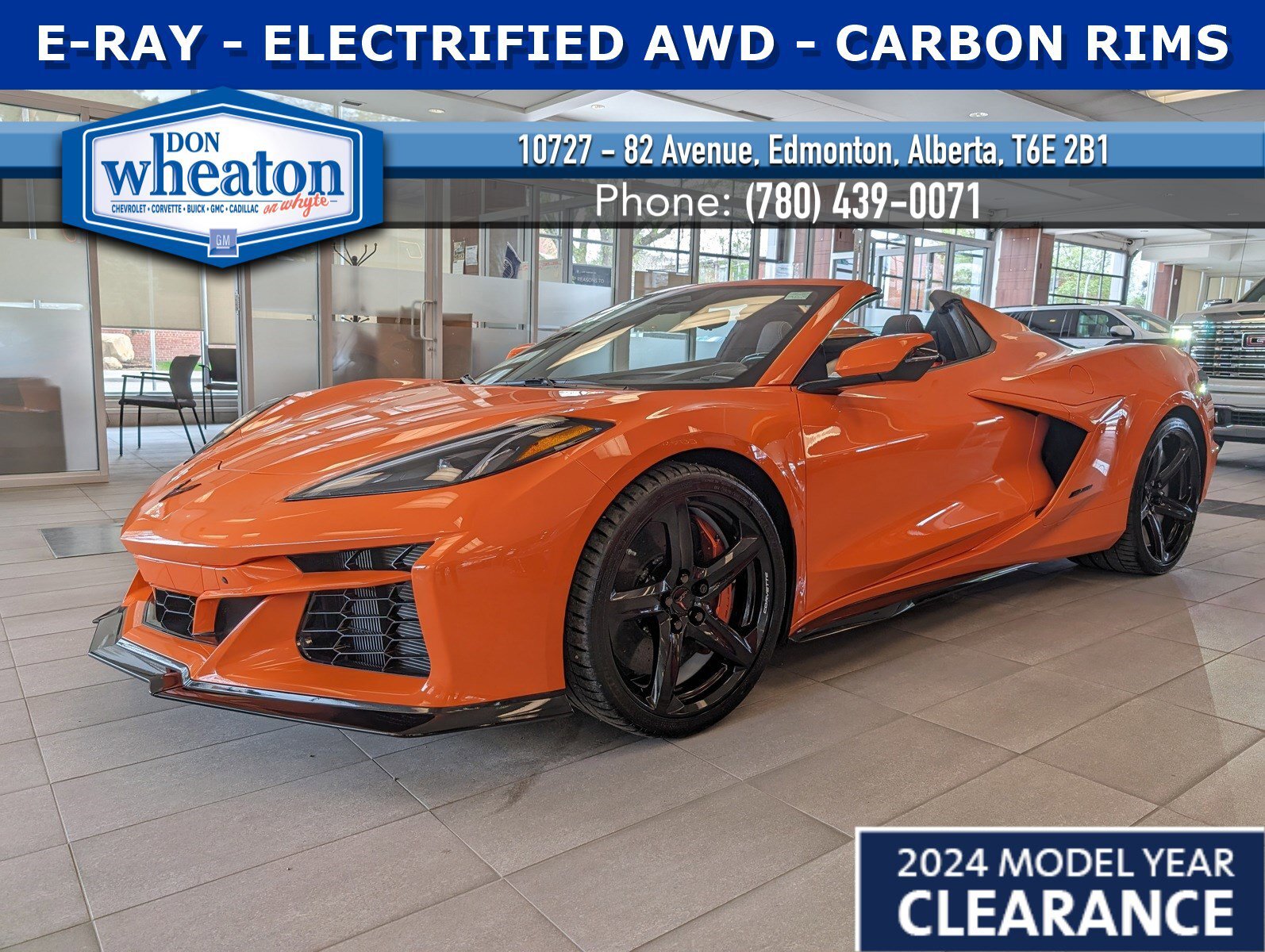 2024 Chevrolet Corvette ERay 3LZ AWD 655HP Nav Lift Leather Black Rims