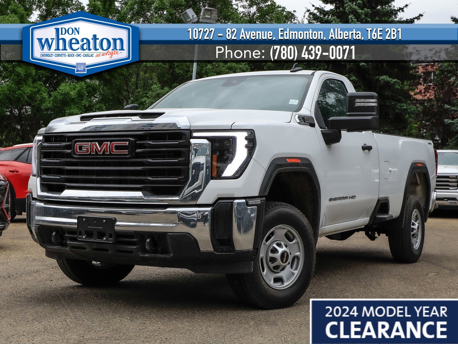 2024 GMC SIERRA 2500HD Pro Reg Cab 4x4 6.6L Gas Nav Capable