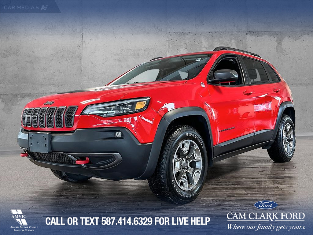 2019 Jeep Cherokee Trailhawk NEW ROTORS | LEATHER/CLOTH SEATS | NAV