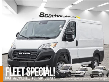 White 2025 RAM ProMaster 1500 Tradesman 136 Low Roof Cargo Van FWD Van Front-Wheel Drive 9-Speed Automatic