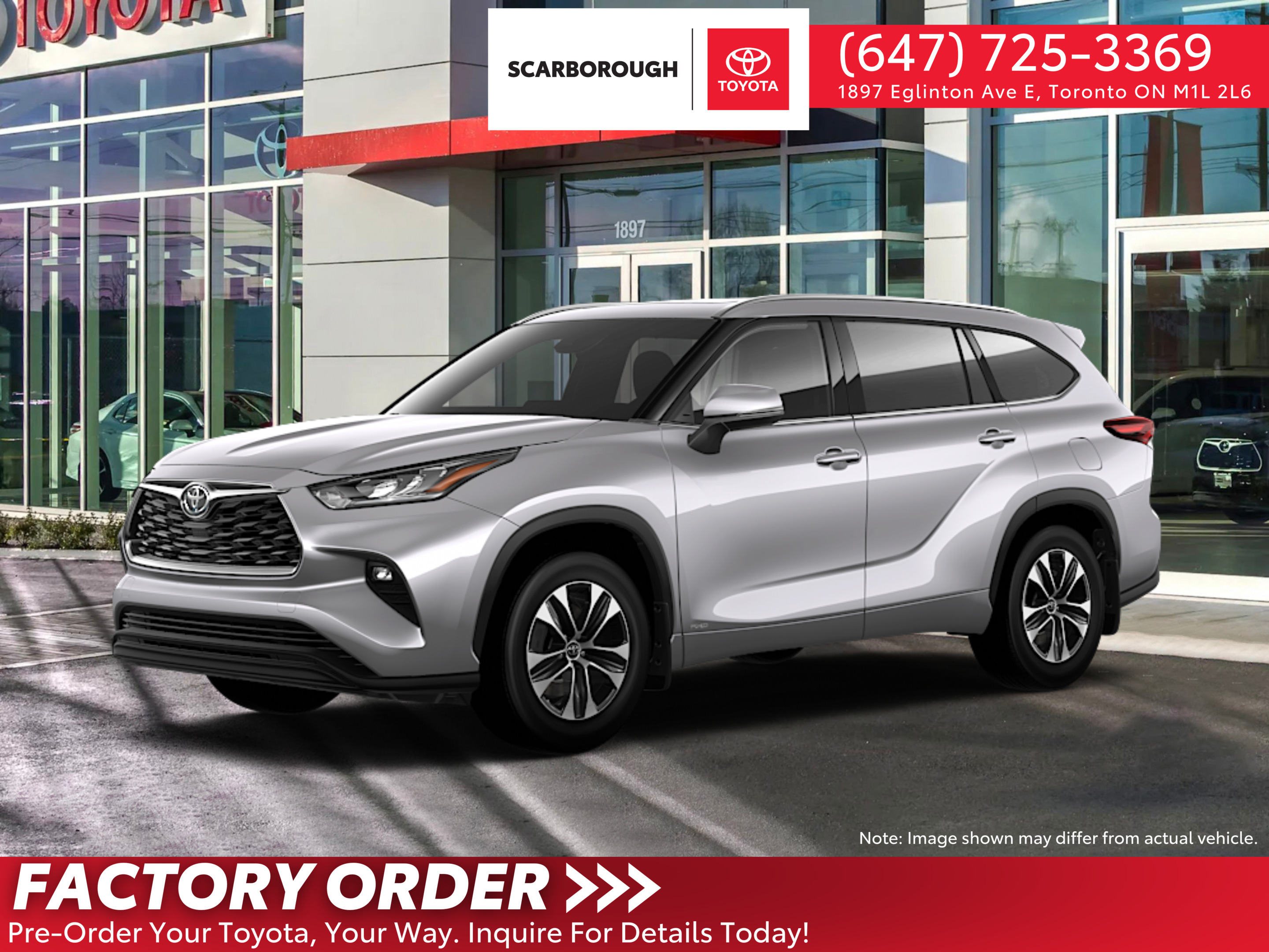 2025 Toyota Highlander Hybrid Hybrid XLE AWD - Factory Order