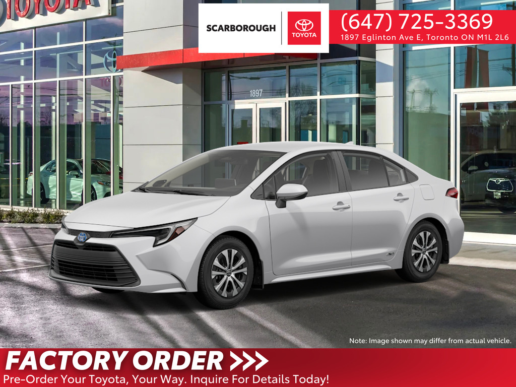 2025 Toyota Corolla Hybrid Hybrid LE CVT AWD - Factory Order
