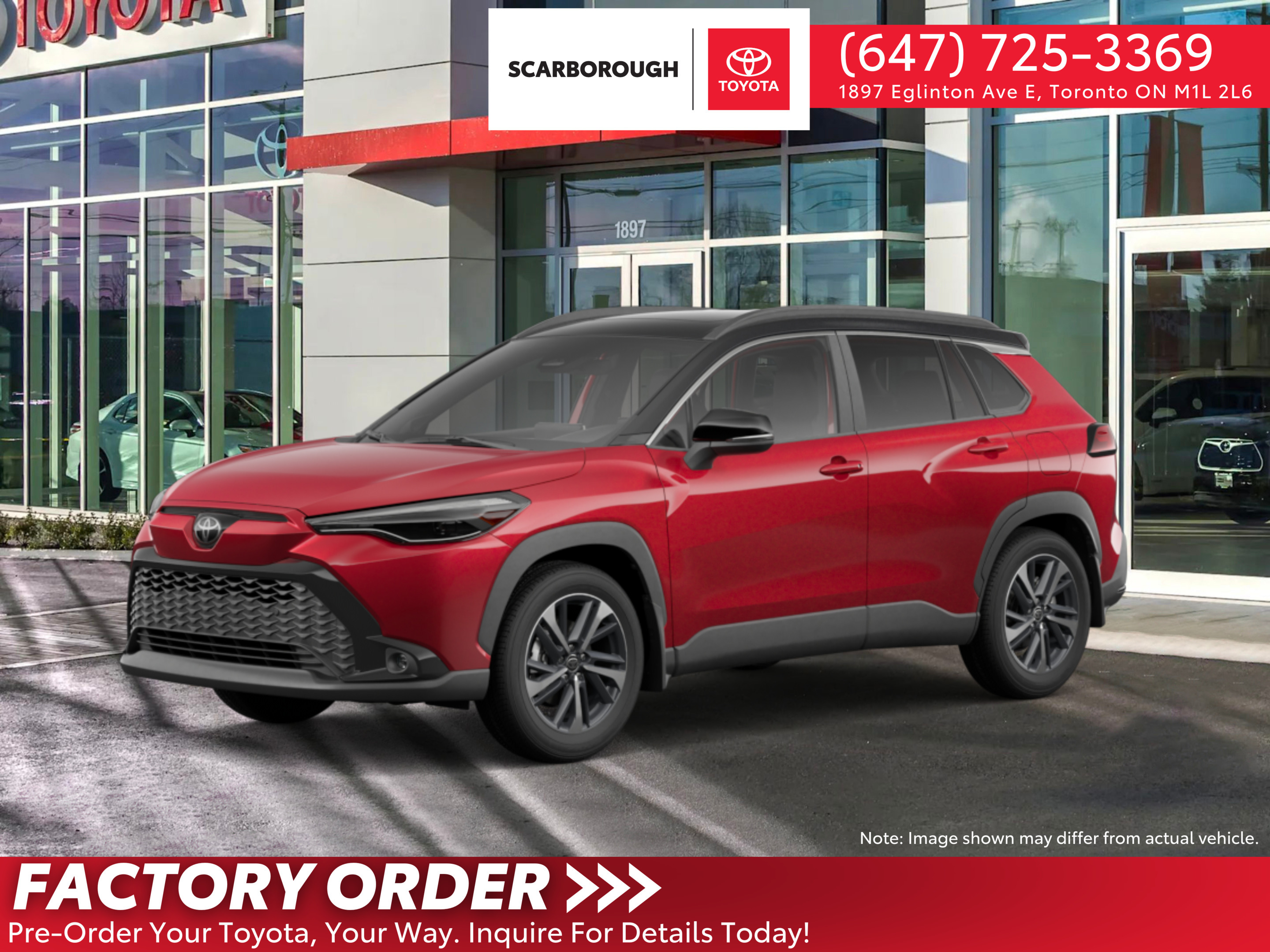 2025 Toyota Corolla Cross Hybrid XSE AWD - Factory Order