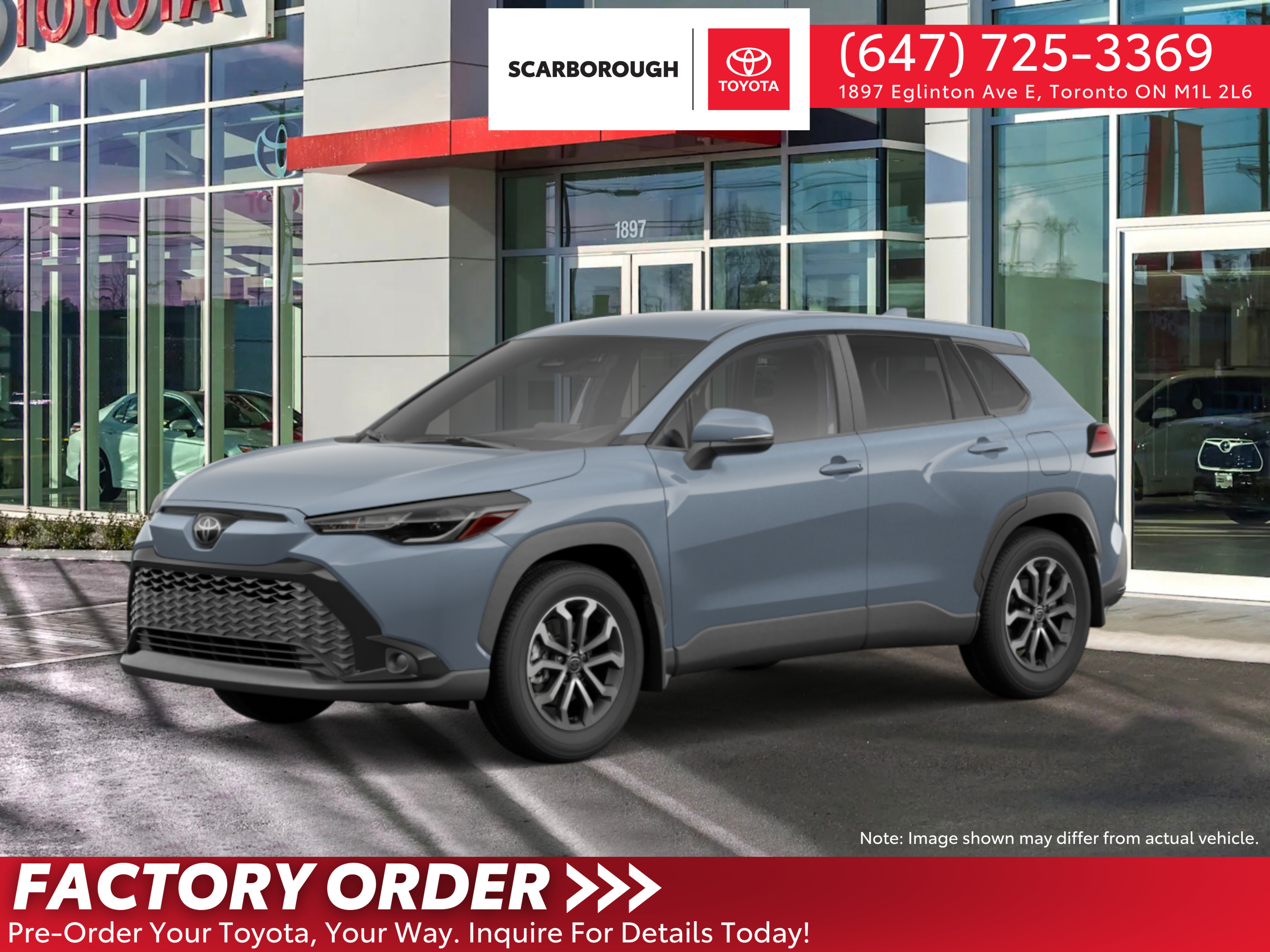 2025 Toyota Corolla Cross Hybrid SE AWD - Factory Order