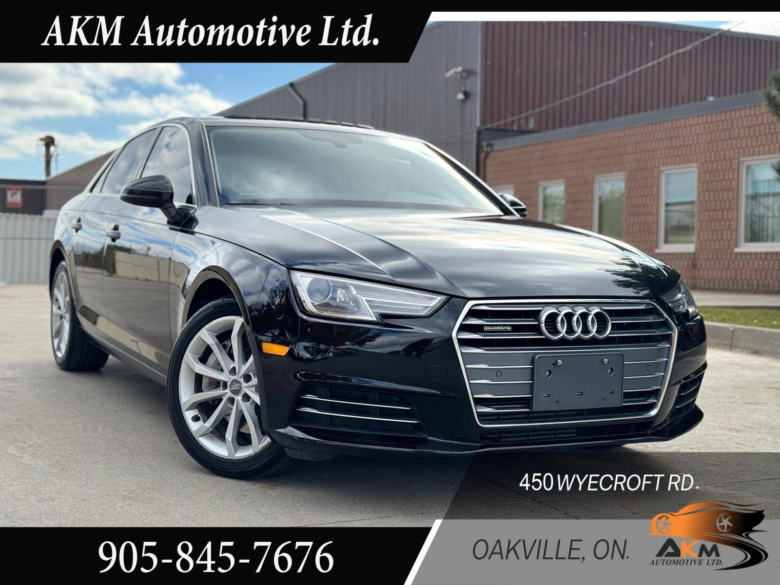 2017 Audi A4 4dr Sdn Auto Progressiv quattro, S-Line Certified