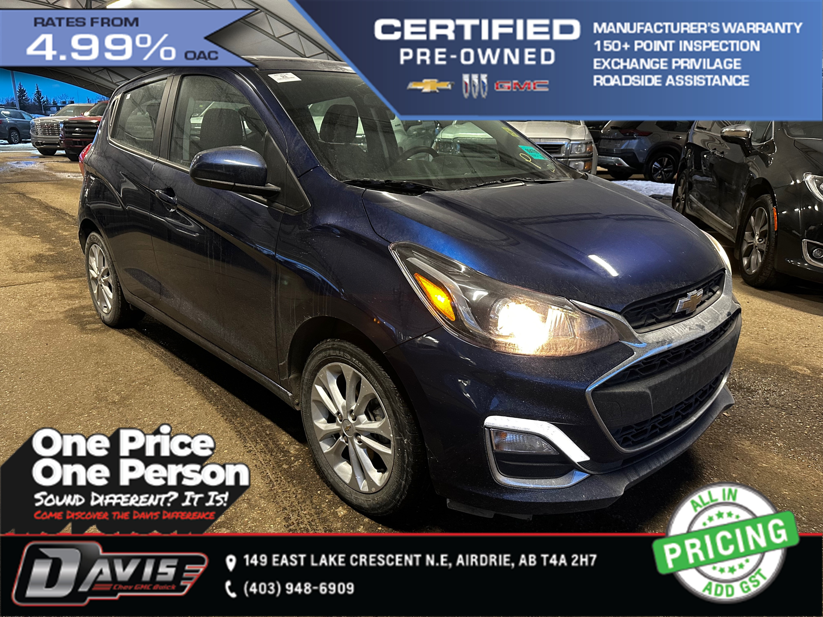 2022 Chevrolet Spark 1LT Manual HD REAR VISION CAMERA | CRUISE CONTROLS