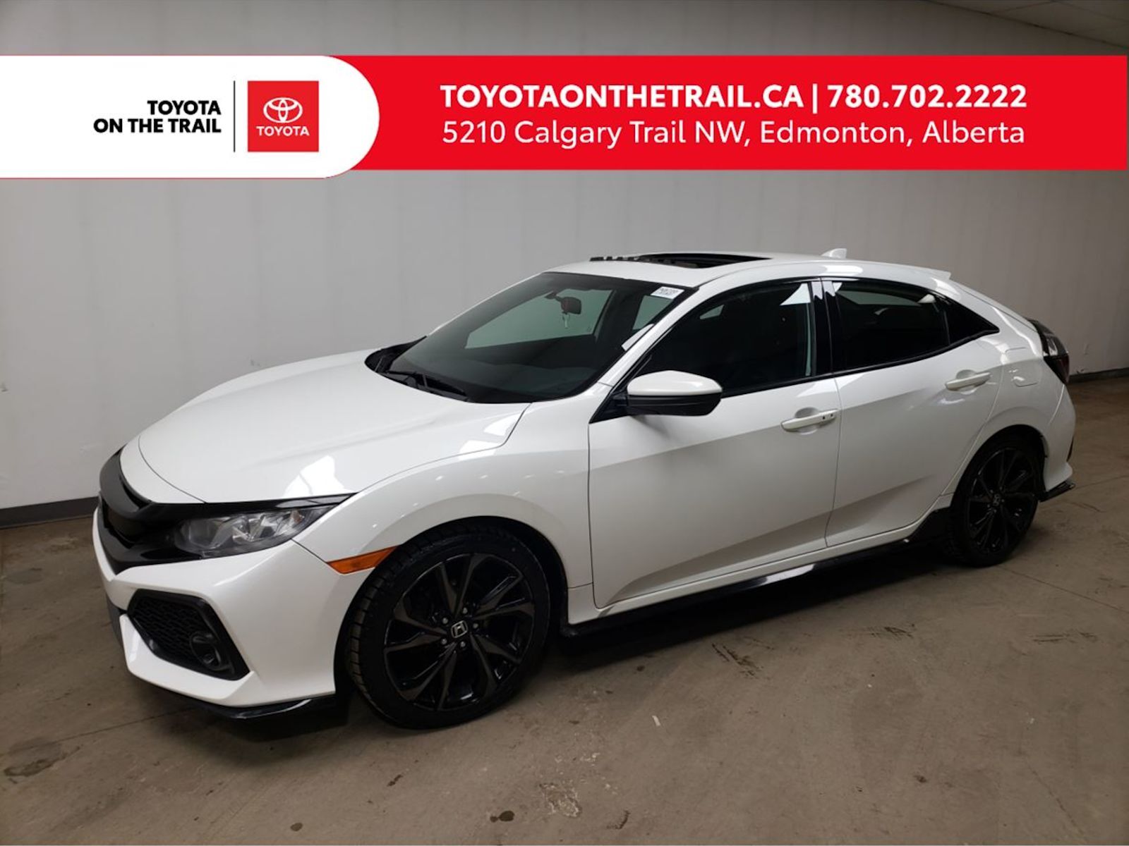 2017 Honda Civic Hatchback SPORT; 6-SPEED MANUAL, SMART KEY, SUNROOF, HEATED 