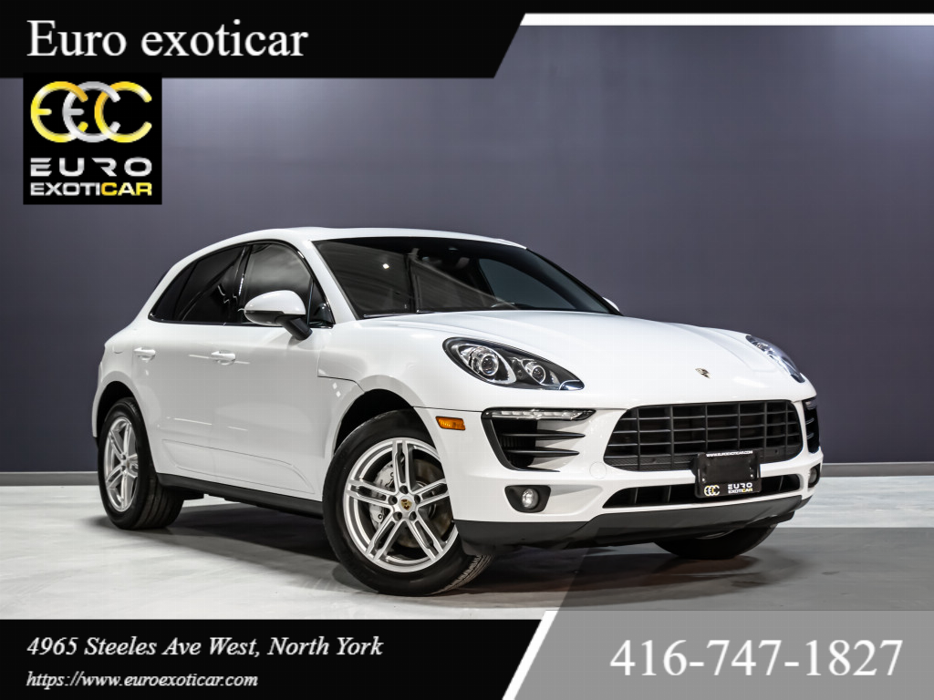 2018 Porsche Macan S 340 HP!! AWD PREMIUM PLUS PACKAGE PANORAMIC SUNR