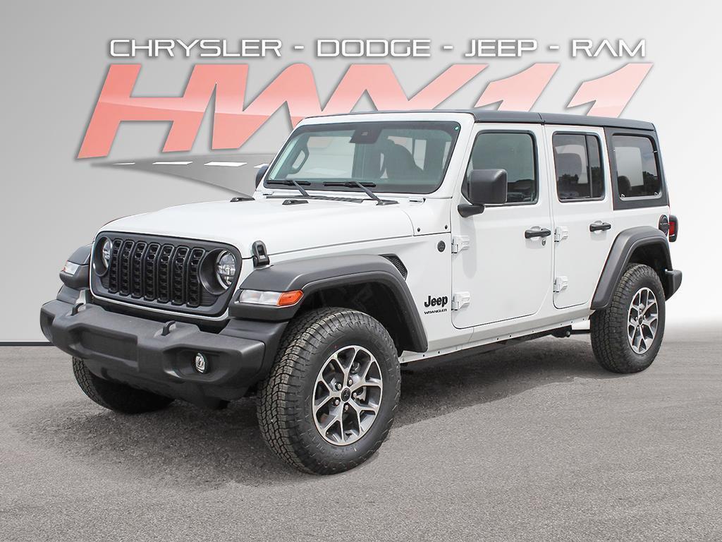 2024 Jeep Wrangler SPORT S BLACK HARD TOP | SIDE STEPS / 