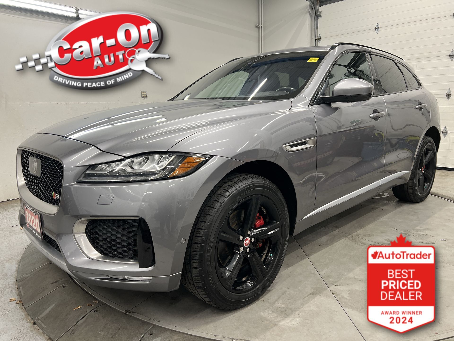 2020 Jaguar F-Pace S | 380HP | PANO ROOF | 360 CAM |HUD |DRIVE ASSIST