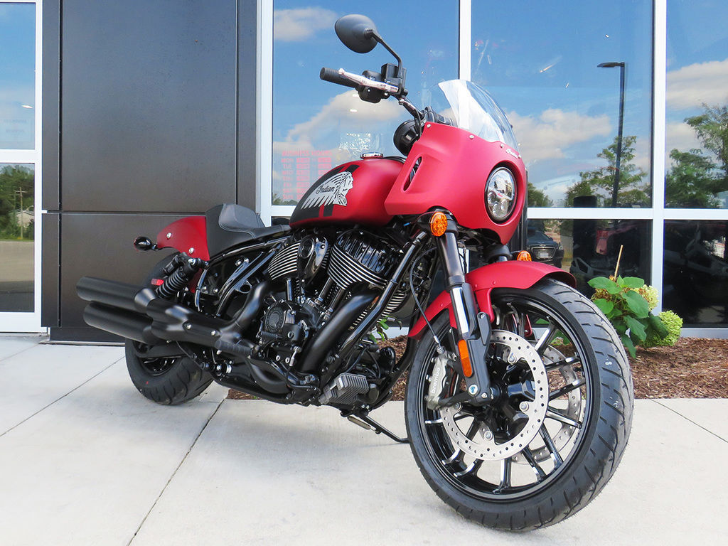 2024 Indian Motorcycles Sport Chief Sunset Red Smoke 