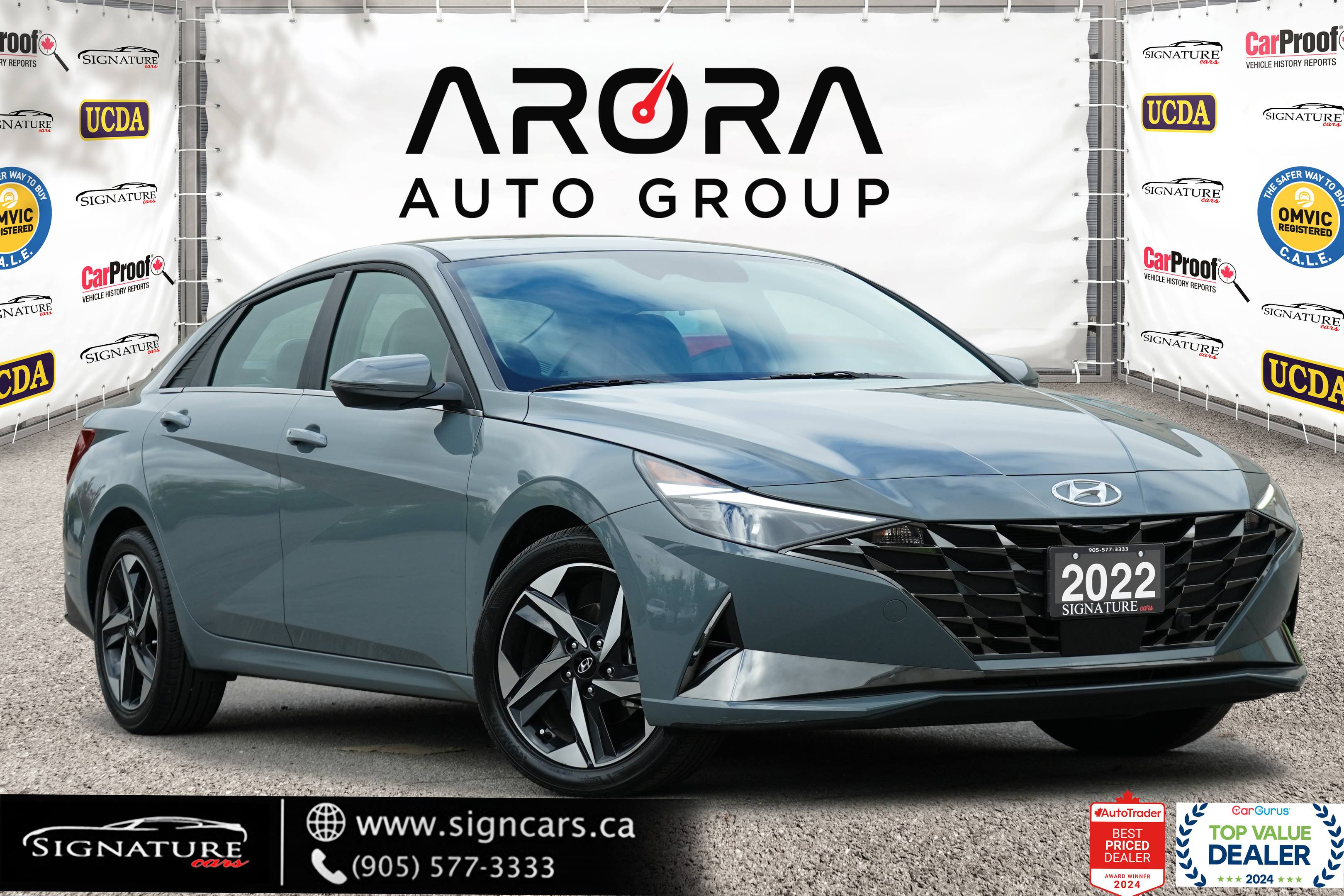 2022 Hyundai Elantra ULTIMATE / NO ACCIDENT / SUNROOF /LEATHER /CARPLAY