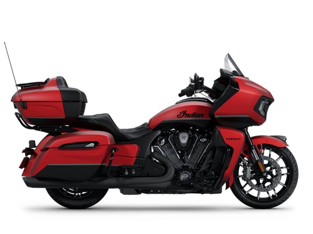 2025 Indian Motorcycles Pursuit Dark Horse 112 Sunset Red Smoke with Bl... 