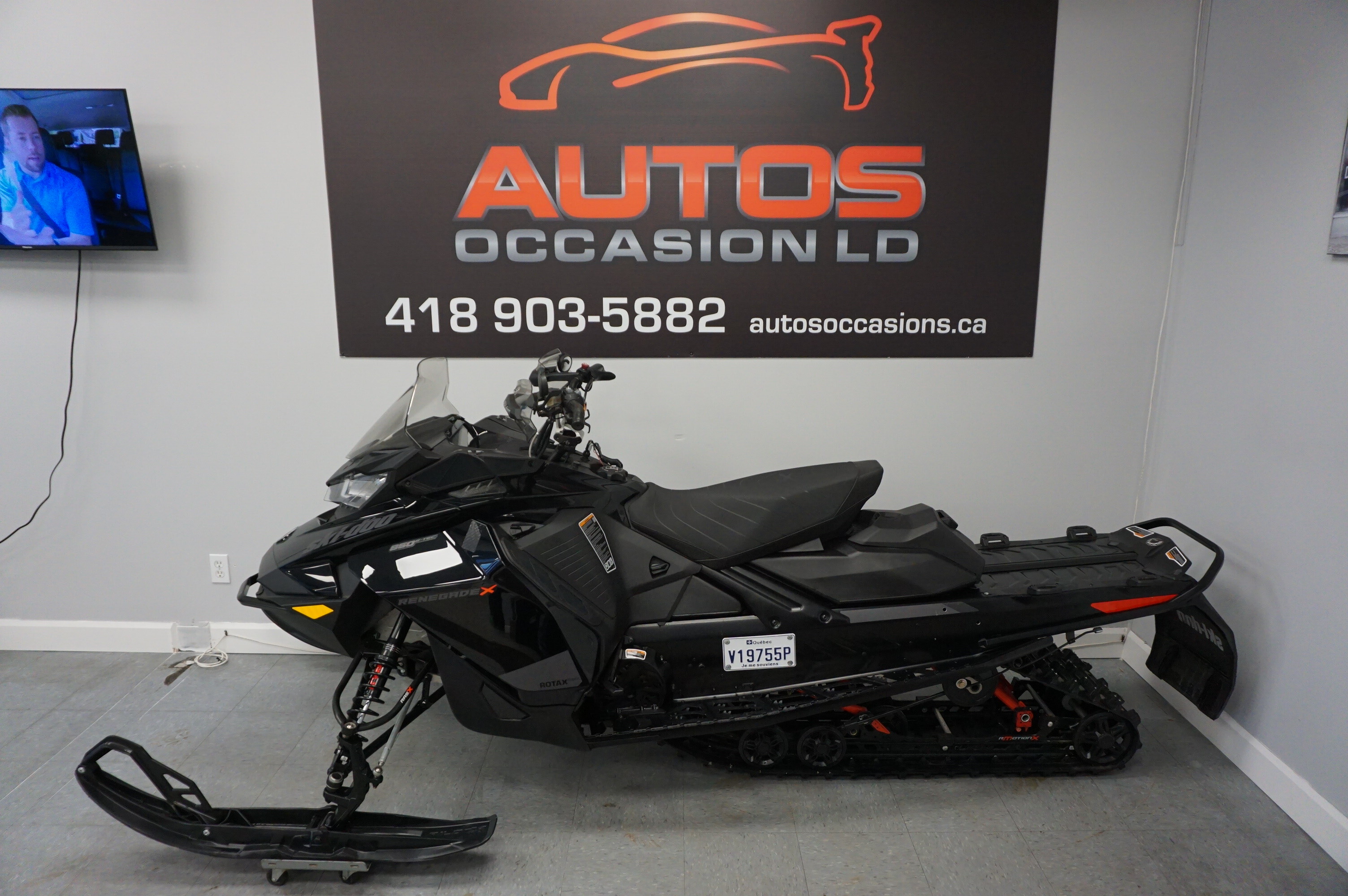 2021 Ski-Doo Renegade X 850 E-TEC RENEGADE X 850 ETEC 137 POUCES - 7677 KM CERTIFIÉ