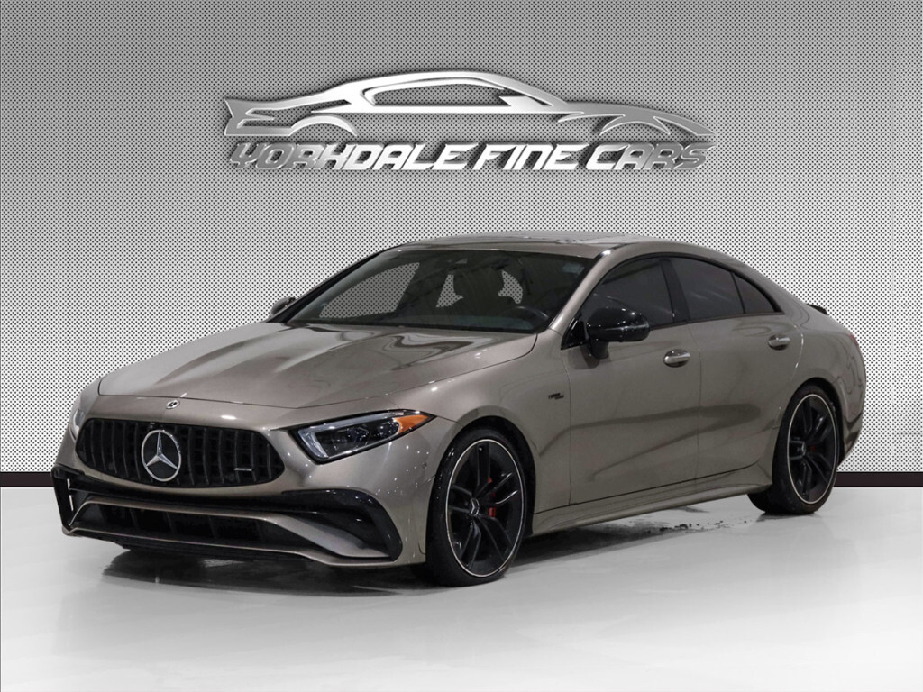 2022 Mercedes-Benz CLS-Class AMG CLS53 4Matic+ / AMG Night Package / Red Int / 
