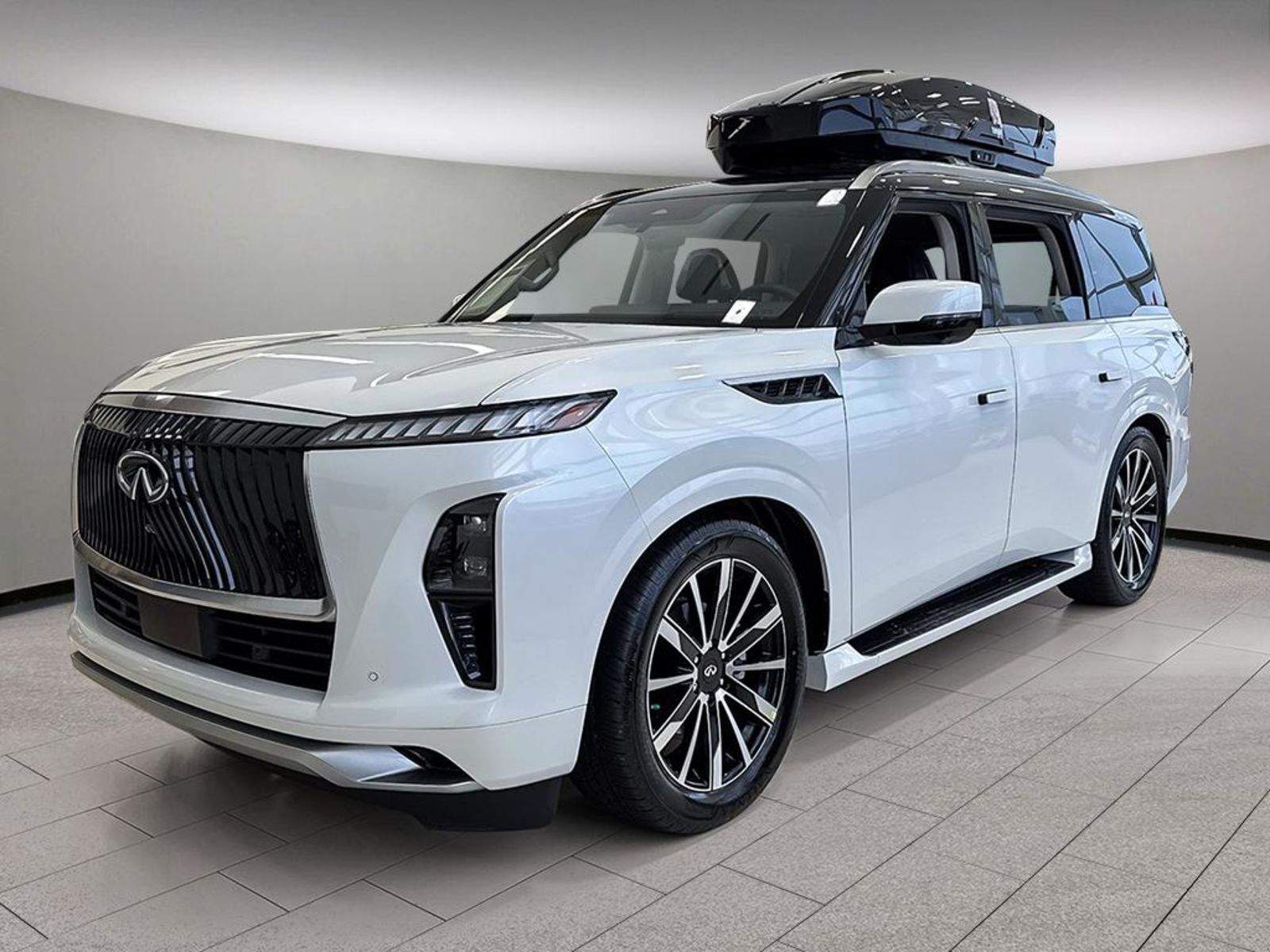 2025 Infiniti QX80 UPGRADED RIMS, BLACKED OUT ROOF, CROSSBARS