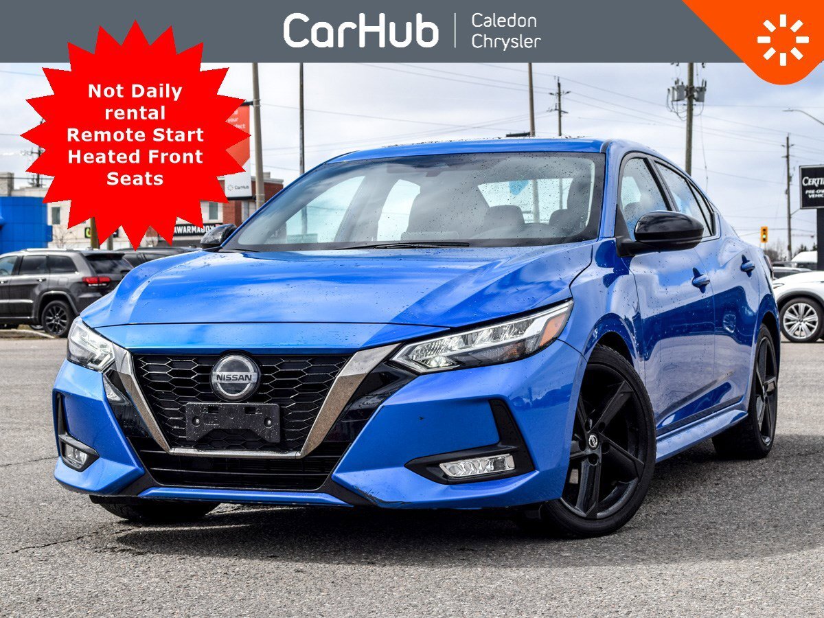 2022 Nissan Sentra SR Sunroof Blind Spot Lane Departure Heated Frt Se