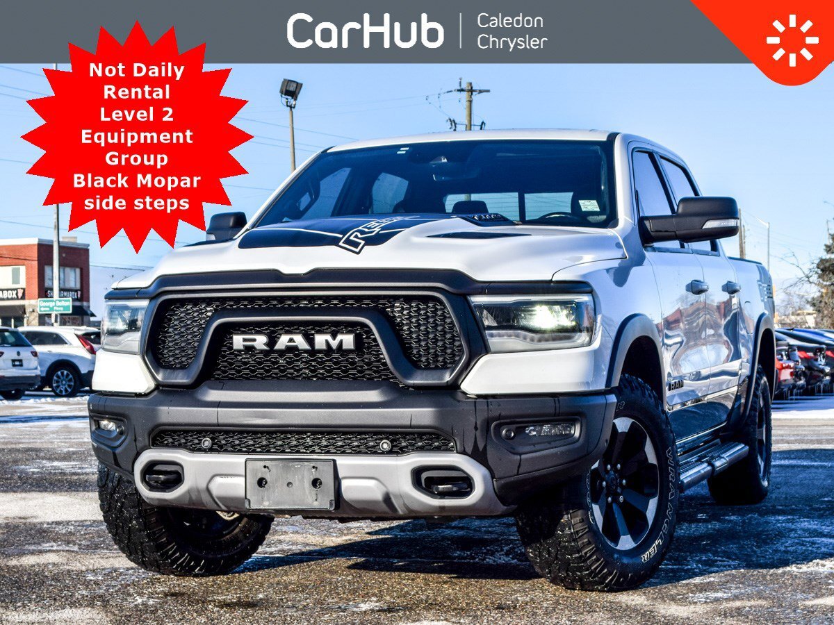 2022 Ram 1500 Rebel Rebel 4x4 Crew Cab 5'7 Box Pano Sunroof 12Di