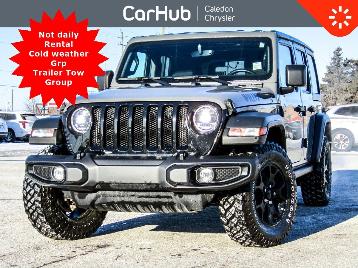 2023 Jeep Wrangler Willys 4 Door 4x4 Dual Top Navi Heated Front Seats