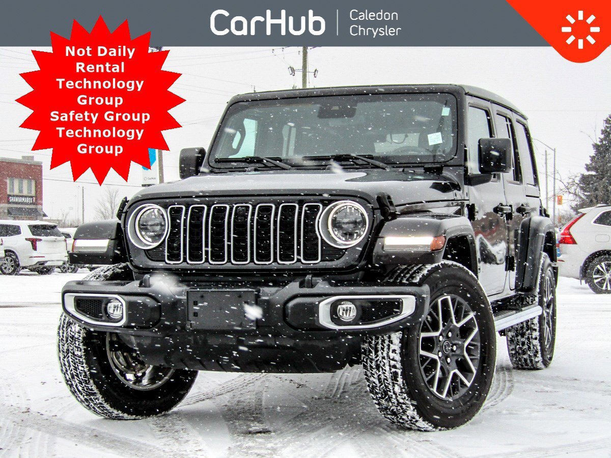 2024 Jeep Wrangler Sahara Sky One–Touch power top Blind Spot
