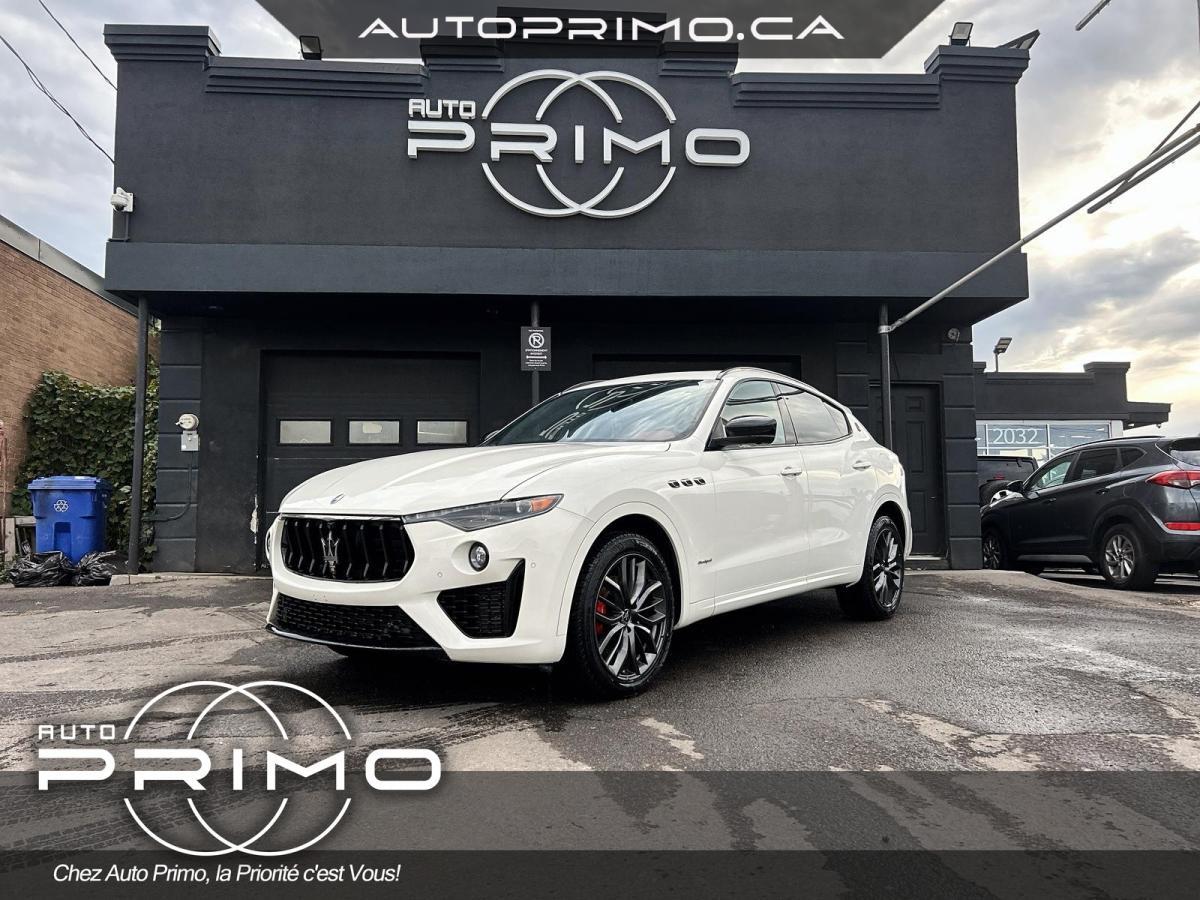 2021 Maserati Levante GranSport Cuir Rouge Pano Carplay Nav Cam BT Mags