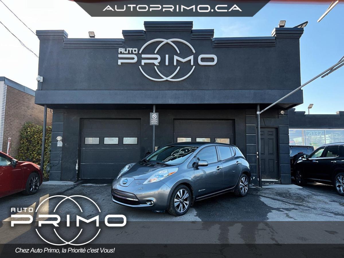 2017 Nissan LEAF SL Cuir Nav Cam Sieges Chauffants Bluetooth Mags