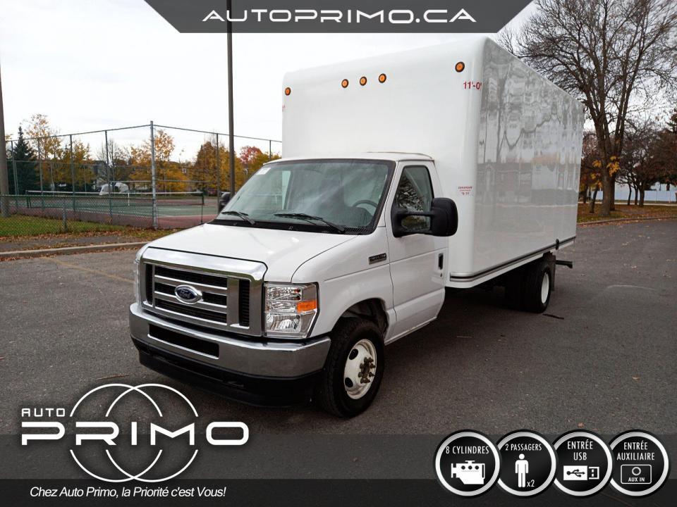 2022 Ford E-450 E-450 Boîte Cube 16 Pieds V8 7.3L DRW Ramp