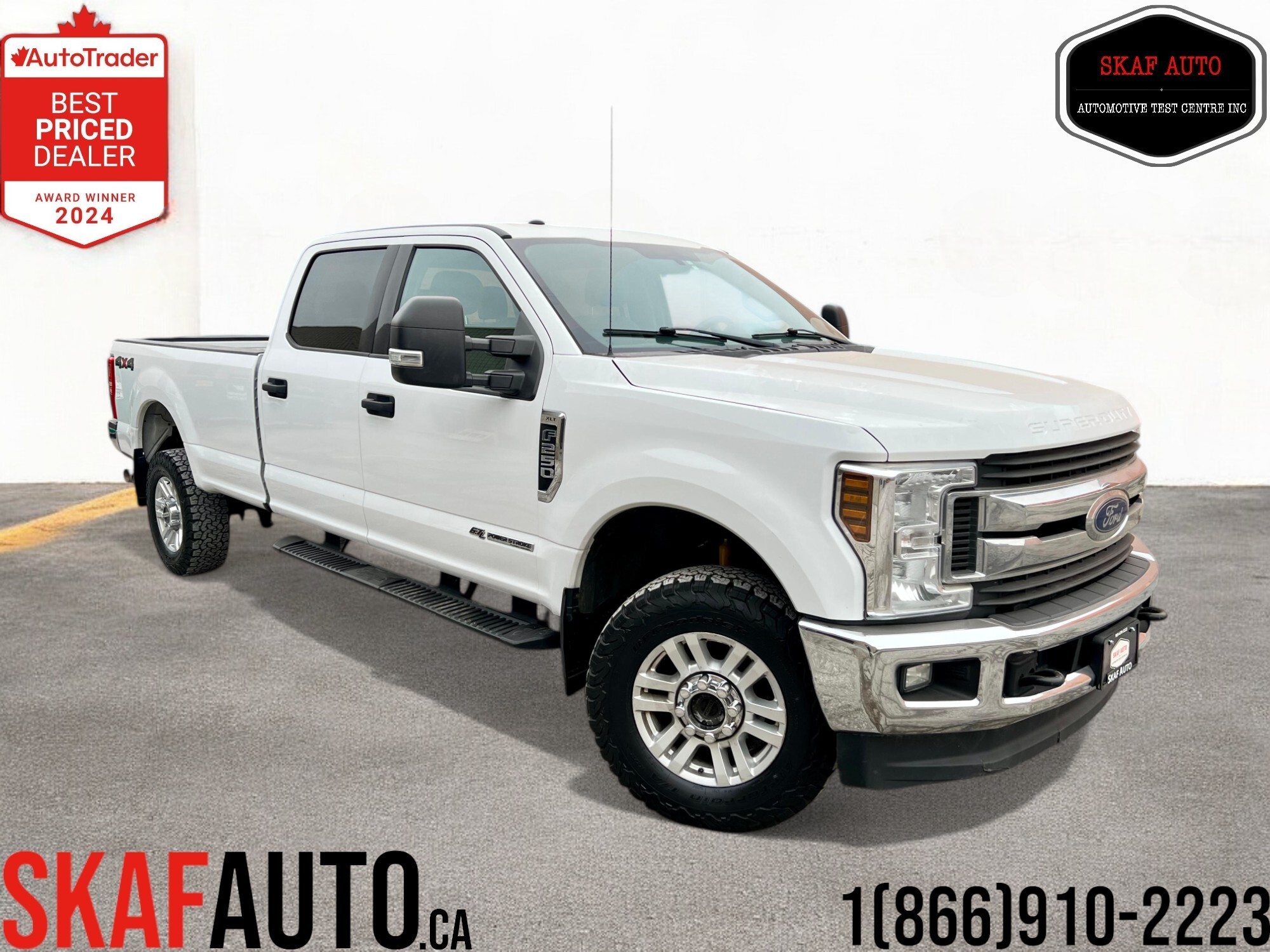 2018 Ford F-250 SUPER DUTY DIESEL! 8FT LONG BOX! 4X4! XLT! WE FINANCE! 
