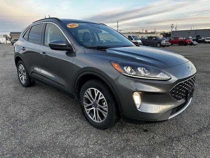 Gray 2022 Ford Escape SEL AWD SUV / Crossover All-Wheel Drive 8-Speed Automatic