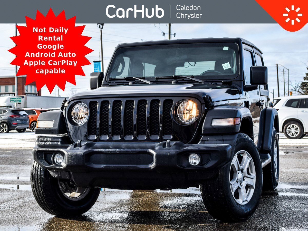 2022 Jeep Wrangler Sport S Black Freedom Top R-Start Heated Frnt Seat