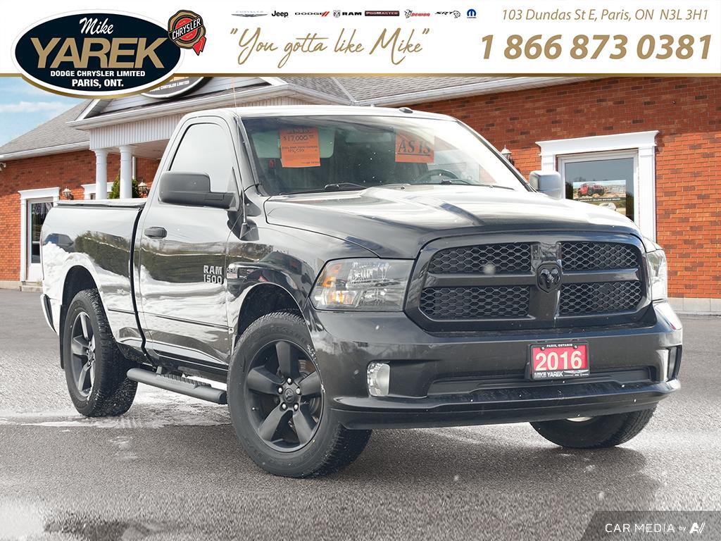 2016 Ram 1500 2WD. REG CAB. HEMI V8. **AS TRADED**
