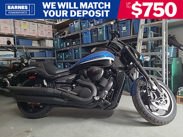 2024 Suzuki Boulevard M109R Metallic Triton Blue / Glass Spark 
