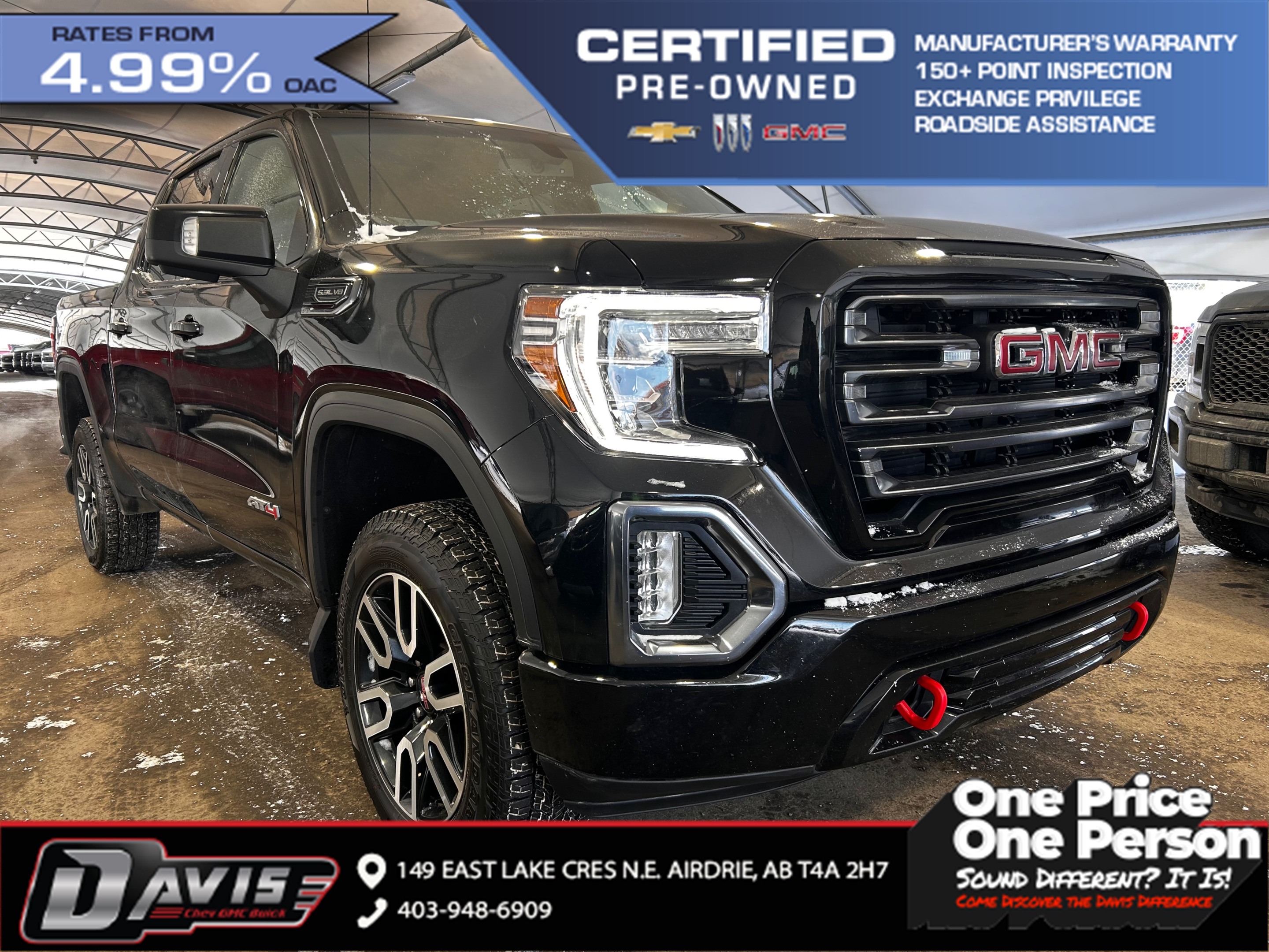 2021 GMC Sierra 1500 AT4 SPRAY-ON BEDLINER | HD REAR VISION CAMERA | GM