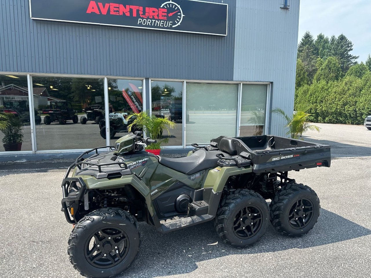 2025 Polaris Sportsman 570 Big Boss 6x6 EPS 500$ de rabais 2 places