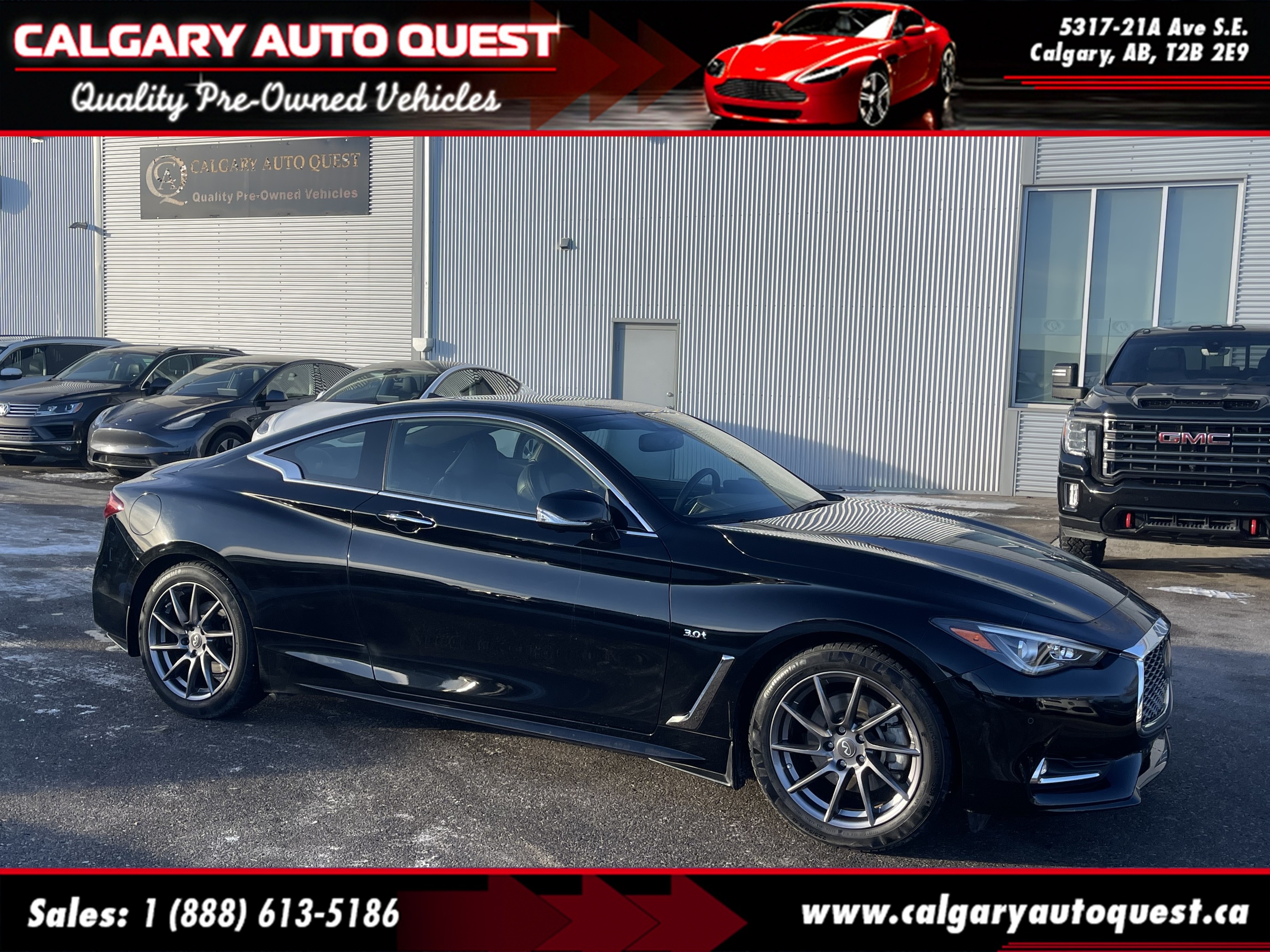 2017 Infiniti Q60 2DR COUPE 3.0T AWD/NAVI/B.CAM/LEATHER/SUNROOF