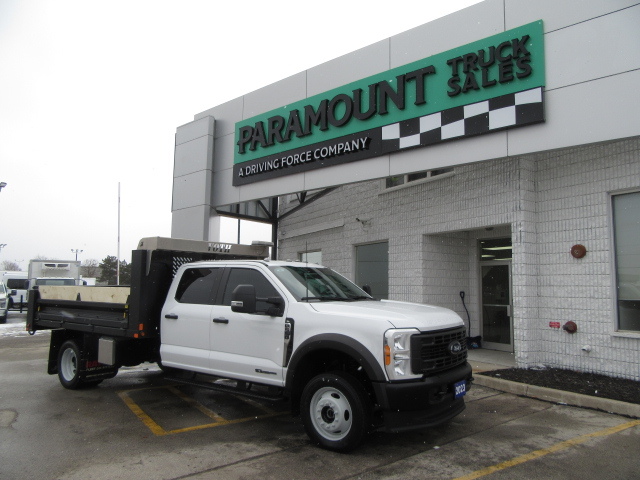2023 Ford F-550 CREW CAB 4X4 DIESEL WITH 12FT STEEL DUMP BOX