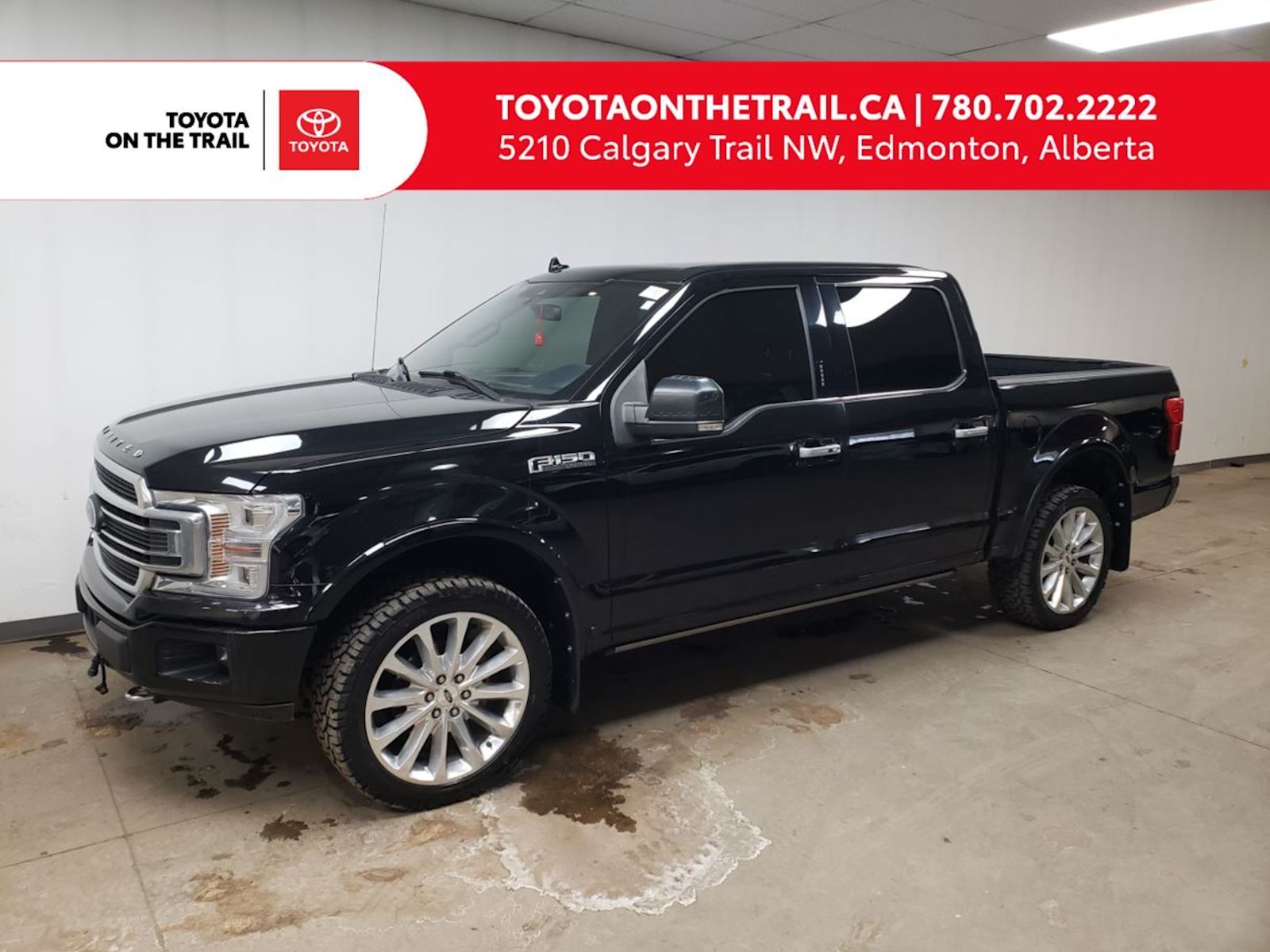 2018 Ford F-150 LIMITED; BLUE LEATHER, PANORAMIC SUNROOF, TRAILER 