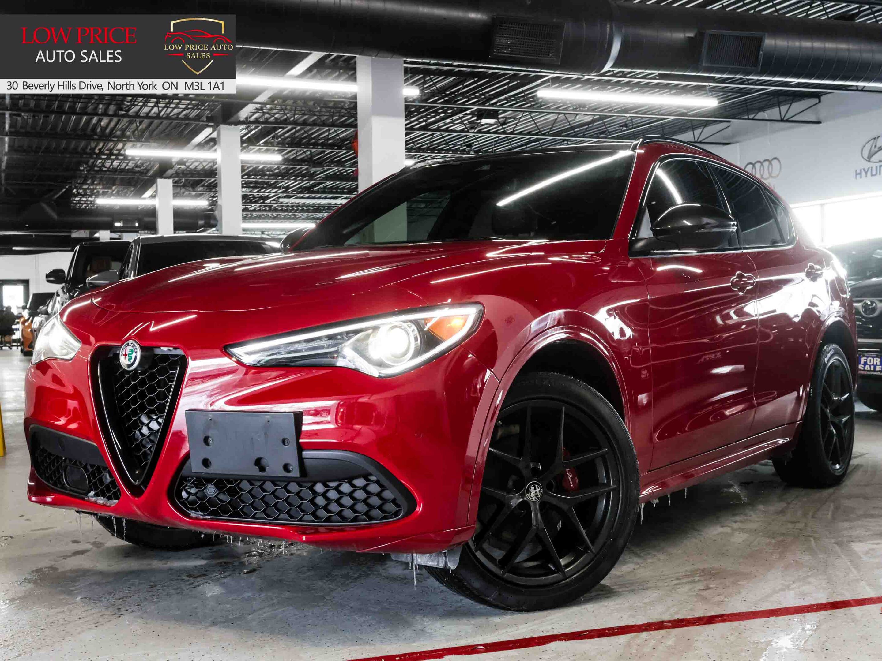 2021 Alfa Romeo Stelvio Ti Sport AWD*Navi*BSM*Camera*Cruise*MintShape!