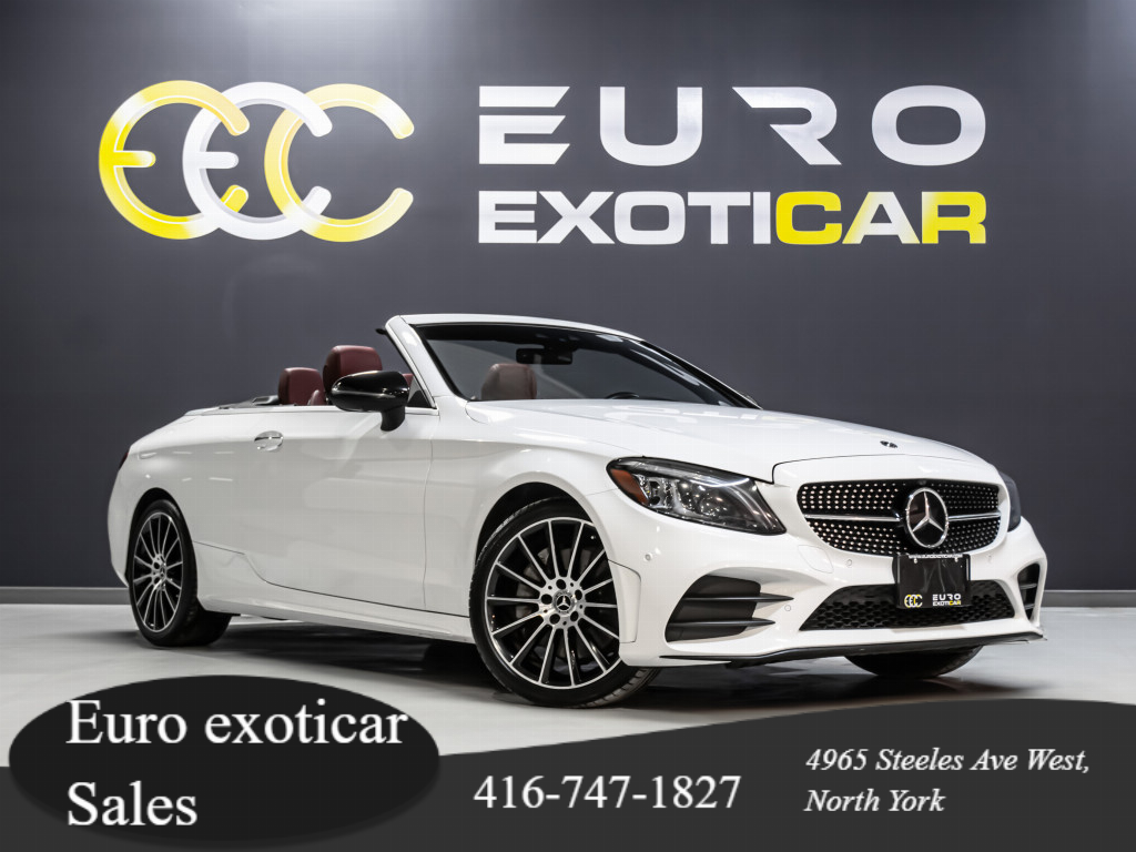 2021 Mercedes-Benz C-Class 300 CONVERTIBLE PREMIUM SPORT TECHNOLOGY APPLE CAR