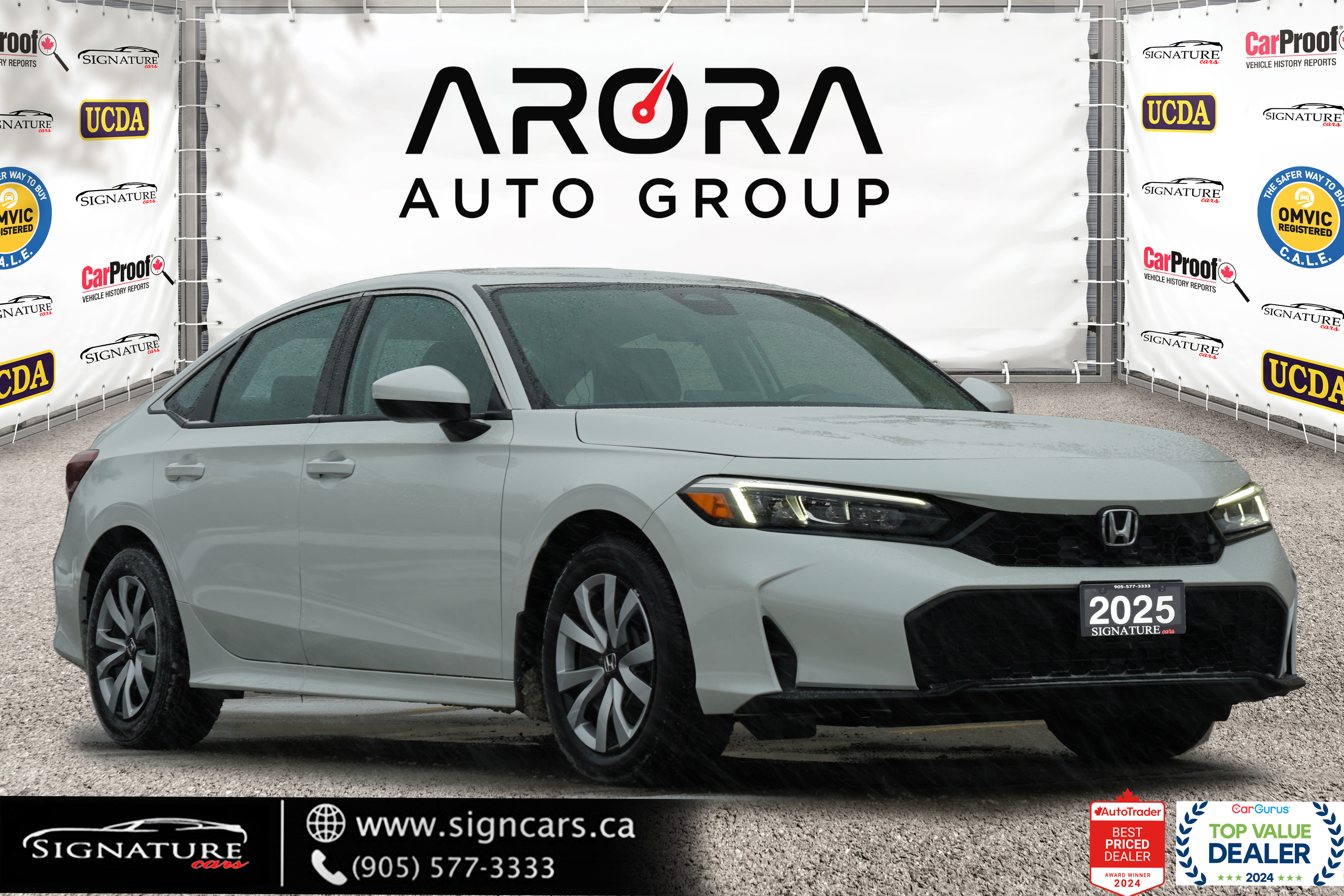 2025 Honda Civic LX / CLEAN CARFAX / BSI /CARPLAY/REAR CAMERA/RADIO