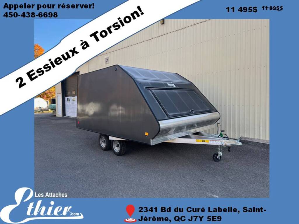 2025 Mission Trailers Remorque fermée 8,5 x 12 CrossOver