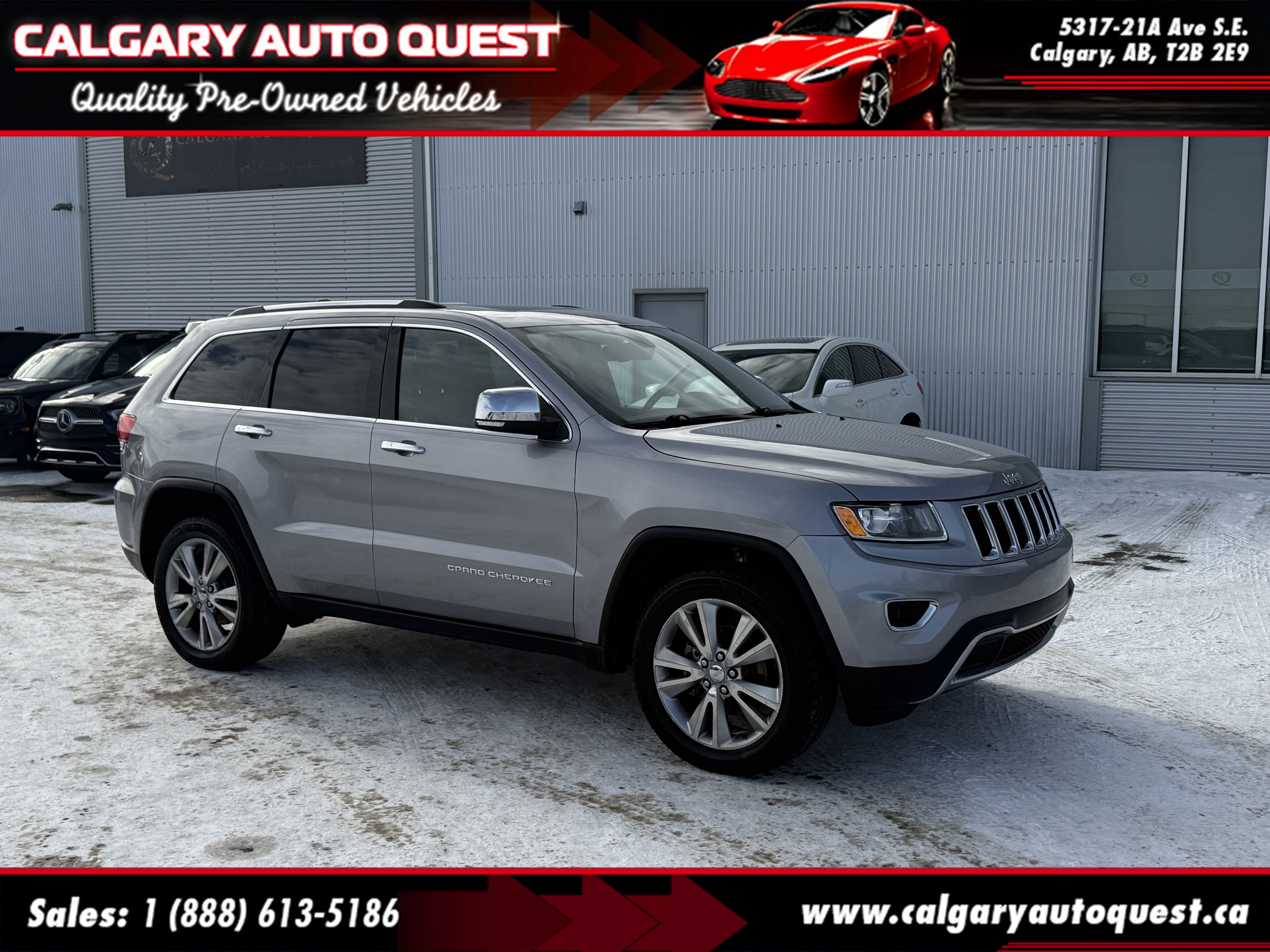 2016 Jeep Grand Cherokee 4WD 4dr Limited BACK UP CAMERA // LEATHER