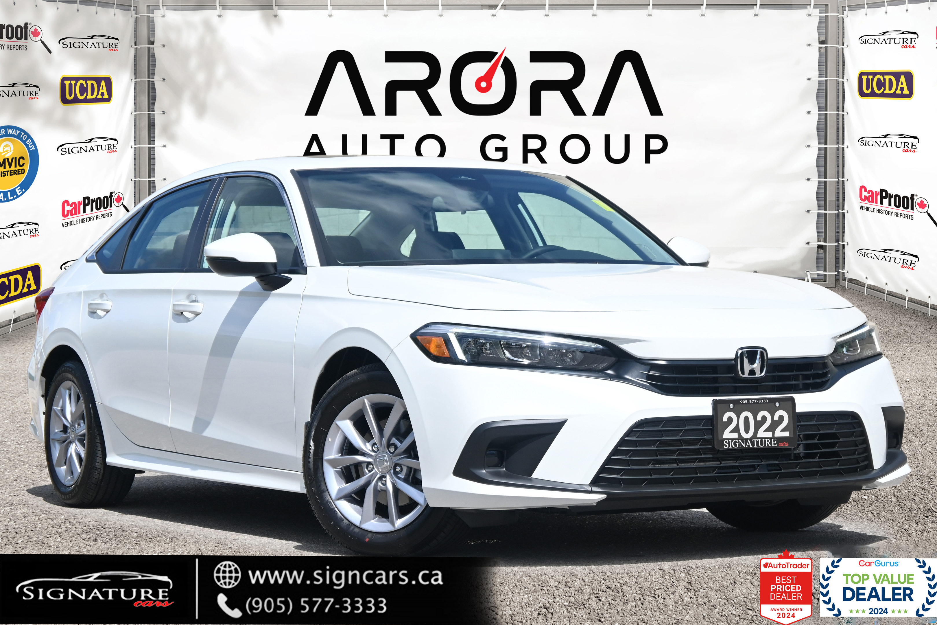 2022 Honda Civic EX / NO ACCIDENT /SUNROOF/CARPLAY/BSM/REMOTE START