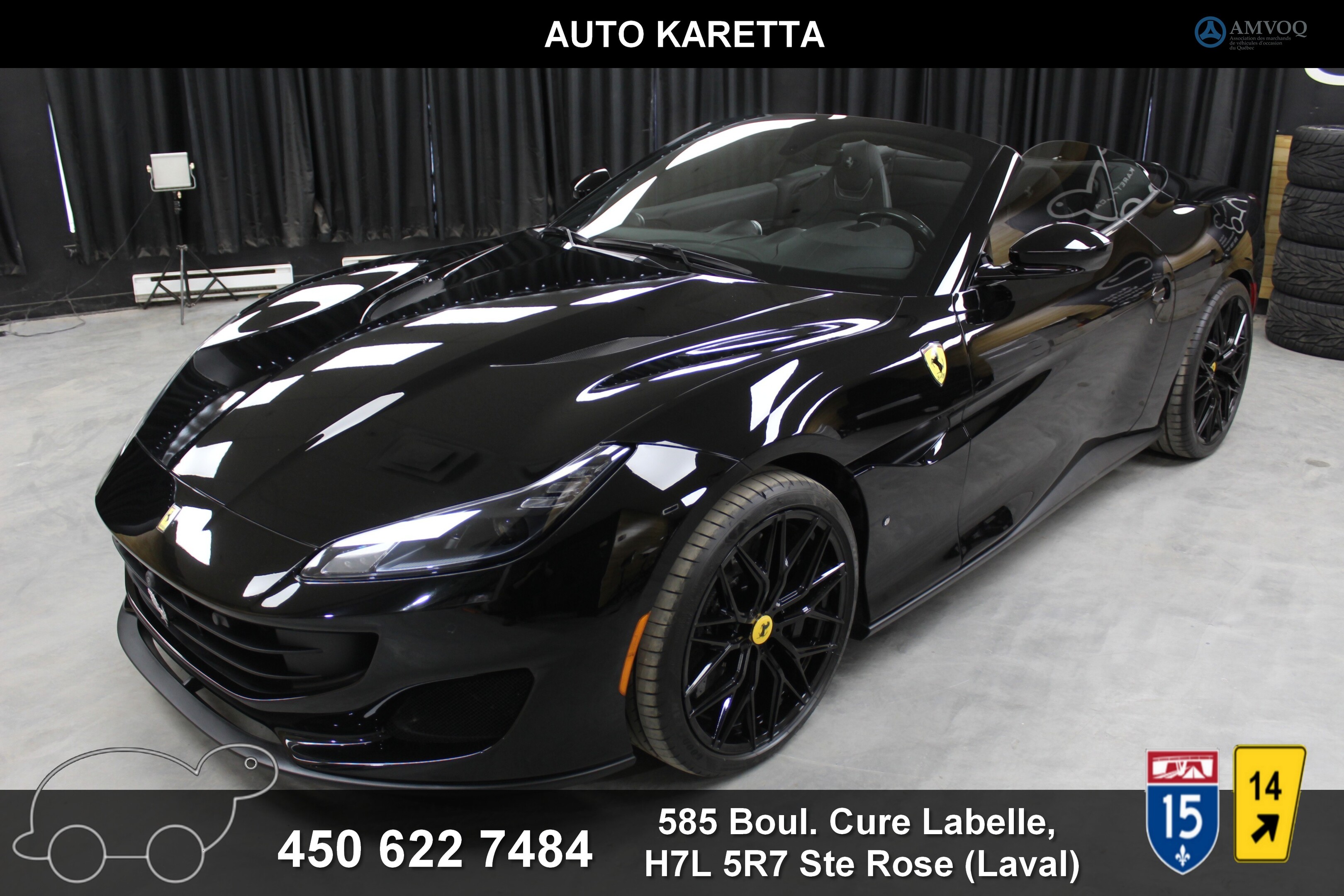 2019 Ferrari Portofino FERRARI PORTOFINO CONVERTIBLE CLEAN CARFAX