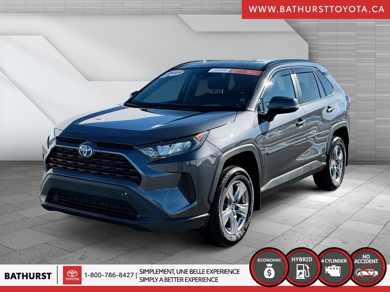 2023 Toyota RAV4 HYBRID LE CLEAN CARFAX!!! ONE OWNER!!! / CARFAX PR